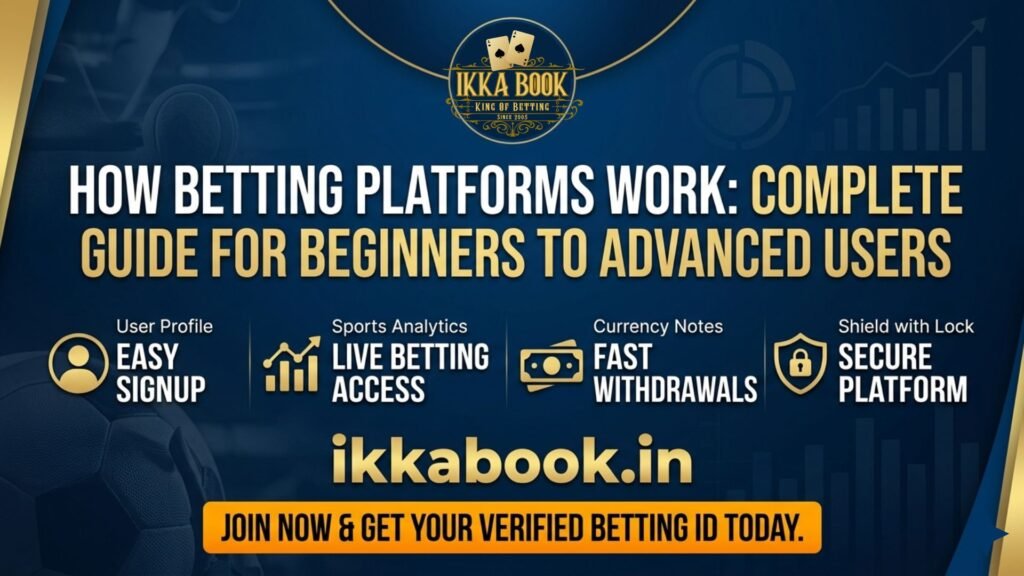 Complete guide explaining betting platforms for beginners and advanced users with easy online betting methods.