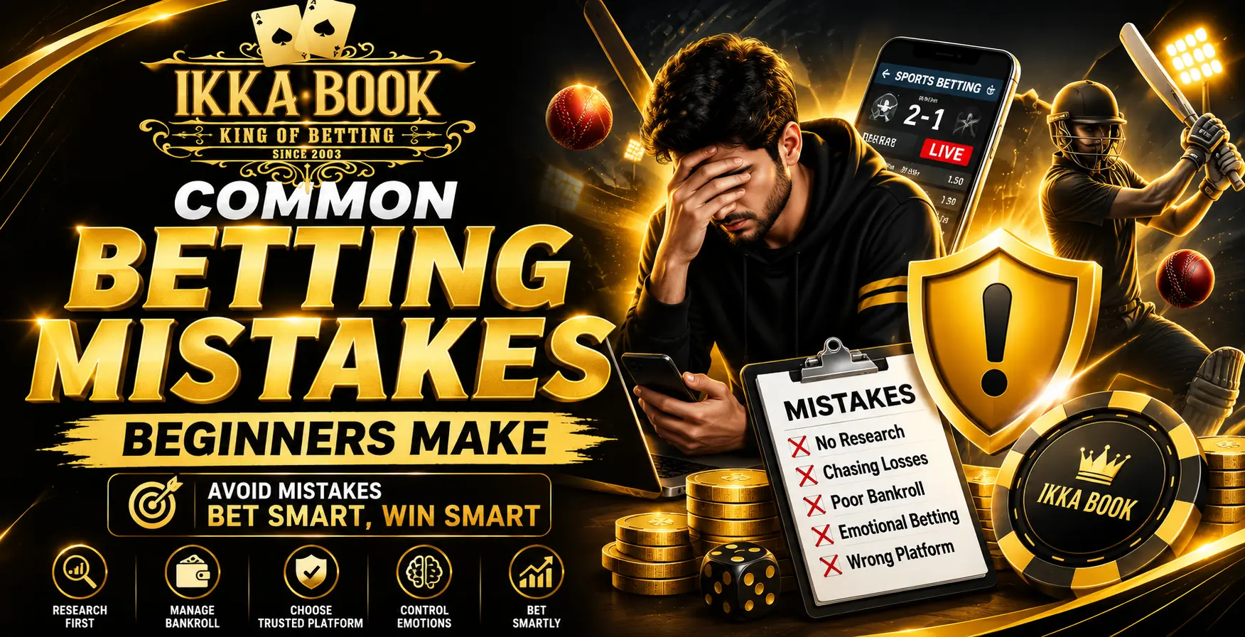 Common Betting Mistakes Beginners Make and How to Avoid Them